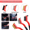 24 Pcs Car Detailing Brush Set Drill Soft Brushes Wash Kit with Cleaning Gel for Interior Exterior Wheels Dashboard