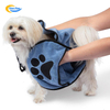 Custom Microfiber Pet Hair Cleaning Pet Dog Bath Fast Drying Super Absorbent Pet Dog Cat Bath Robe Towel