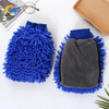 High Quality Thickened Chenille Scratch-Free Glove Microfiber Car Detailing Polishing Mitt 2-In-1 Microfiber Chenille Wash Mitt