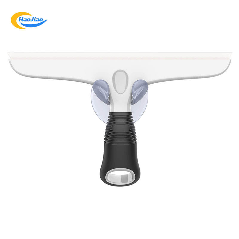 Eco Friendly Window Glass Cleaning Wiper Pp Handle Window Squeegee Cleaner 360 Rotate Silicone Rubber Window Squeegee