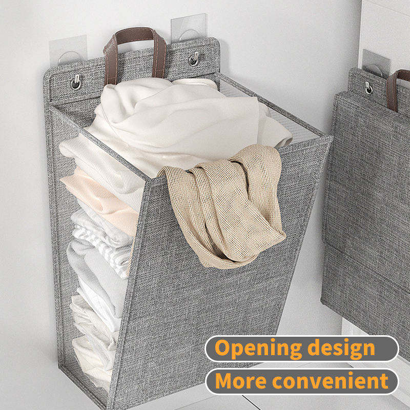 Multi functional Hanging Laundry Basket Clothes Hamper Toy Gadgets Organizer Storage Bags