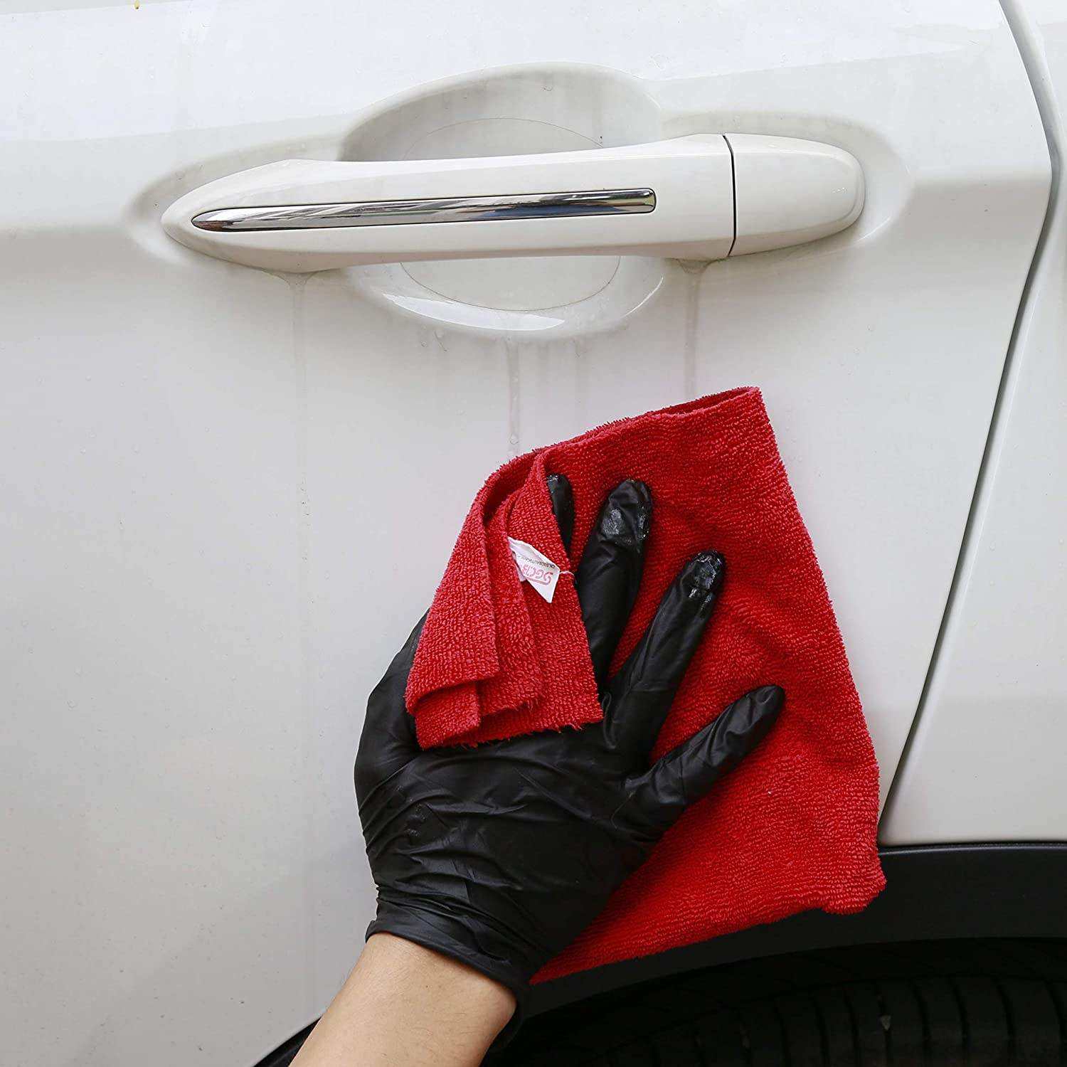 40x40 Wholesale Colorful Car Detailing 100% Microfiber Micro fiber Cleaning Cloth Microfiber Towels