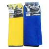 80% Polyester 40*40cm 400gsm Grey color Cleaning Cloth Polishing Wiping rags Car Microfiber Towel with Logo