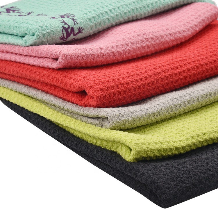 Good Reputation embroidered microfiber quick dry 80% polyester 20% polyester logo printed custom printed microfiber towel