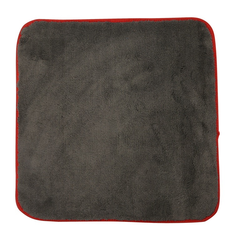 Reasonable price 40x40 1200gsm microfiber car drying towel large dual sided custom microfiber cleaning cloth