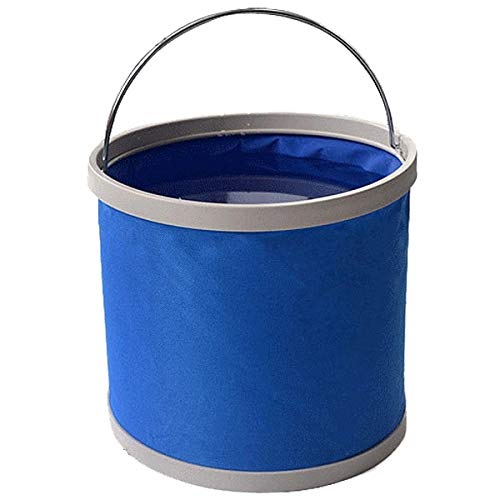 portable car washing cleaning kit with foldable bucket mitt sponge brush