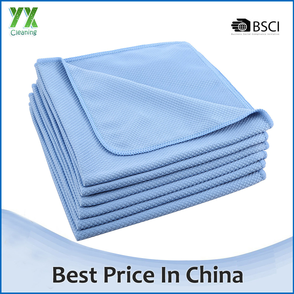 High Quality Lint Free Shine Glass Cleaner Windshield Cloth