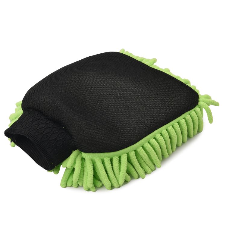 Factory directly chenille premium scratch-free OEM microfiber high pile luxury microfibre wash mitt