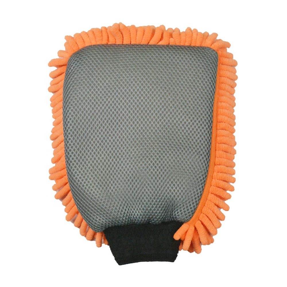 double side chenille microfiber wool premium scratch-free Car wash glove cleaning mitt