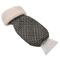 Heavy Duty Car Windscreen Mitt Snow Removal Fleece Lined Custom Ice Scraper With Glove