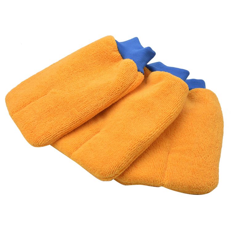 Custom microfiber Multipurpose glove Wholesale Auto customized washing cleaning cloth car wash mitt