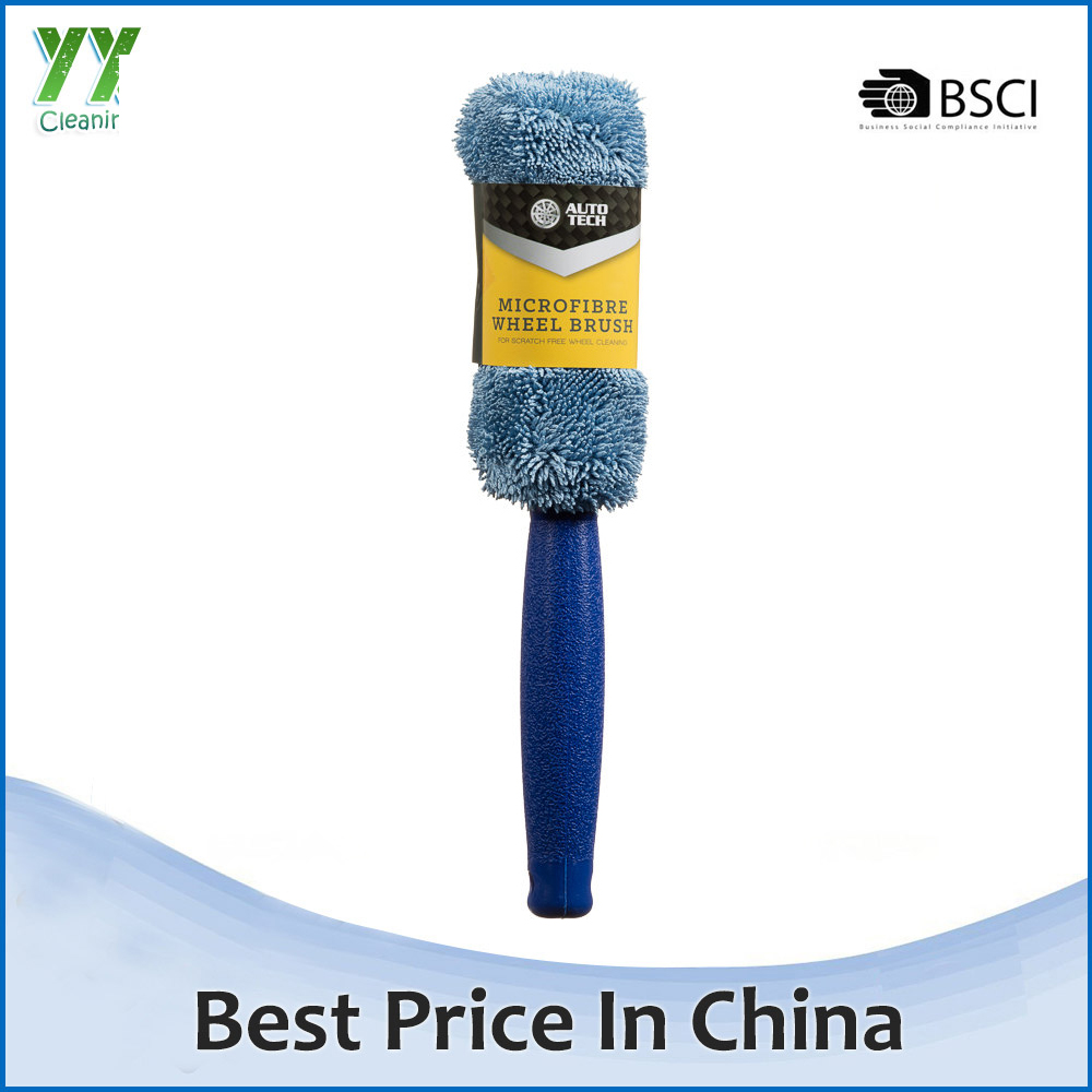 Microfiber Car Cleaning Set with Tire Brush mitt sponge towel