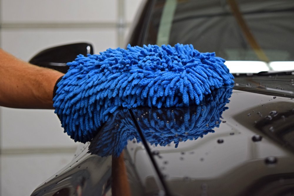 Premium Soft SCRATCH-FREE Microfiber Chenille Mitt