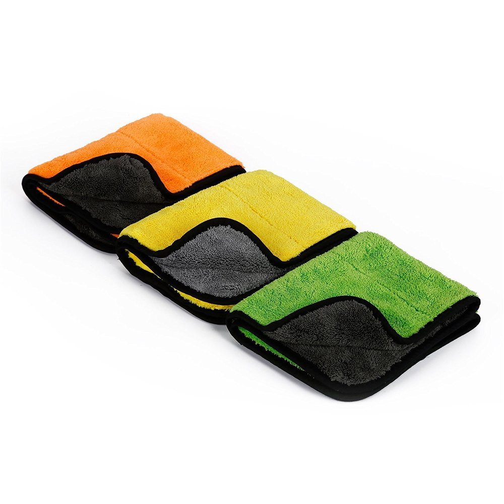 China Supplier 800gsm Super Thick Plush Microfiber Car Cleaning Cloth