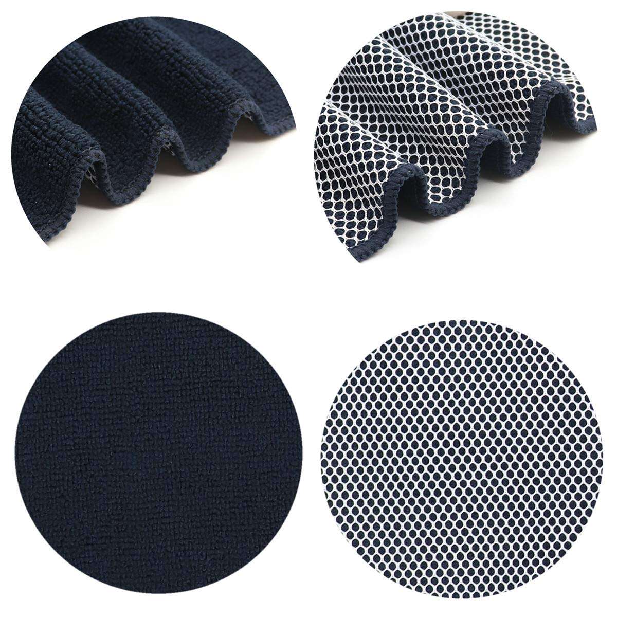 Black Microfiber Kitchen Cleaning Cloths Towels Milk Tea Shop Coffee Machine Special Rag Household Cleaning Towel