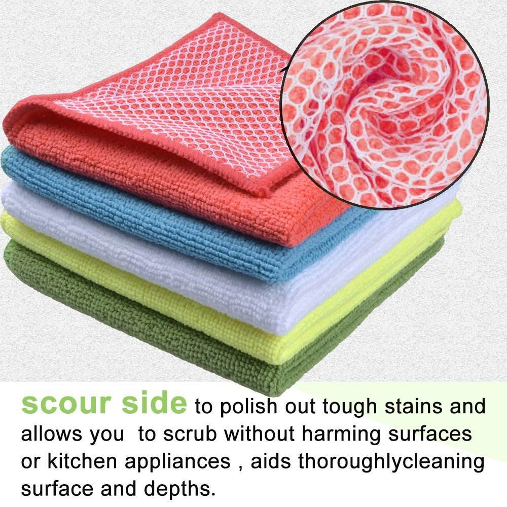 Tricol microfiber mesh cleaning cloth Car Bumpers Cleaning Cloths details washing quick dry Used Clothes