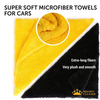 Microfiber Cleaning Towel Car Washing Double Side Double Color Coral Fleece Drying Towel 540gsm with Your Logo