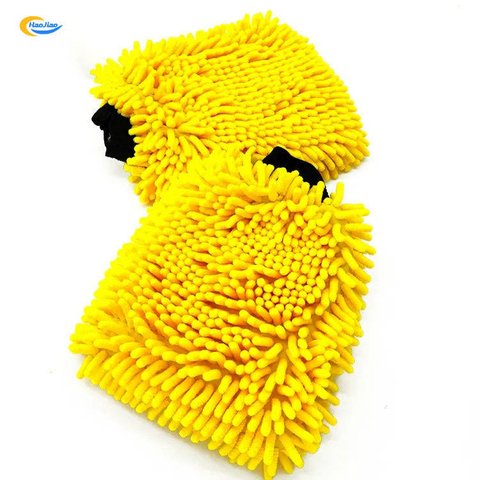 Chenille Car Washing Mitt 20*28cm 130gsm Super Soft Scratch Free Car Cleaning Gloves