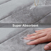 Coral Velvet Fleece Memory Foam Anti-Slip Bottom Super Absorbent Non-slip Bathroom Shower Floor Bath Mat
