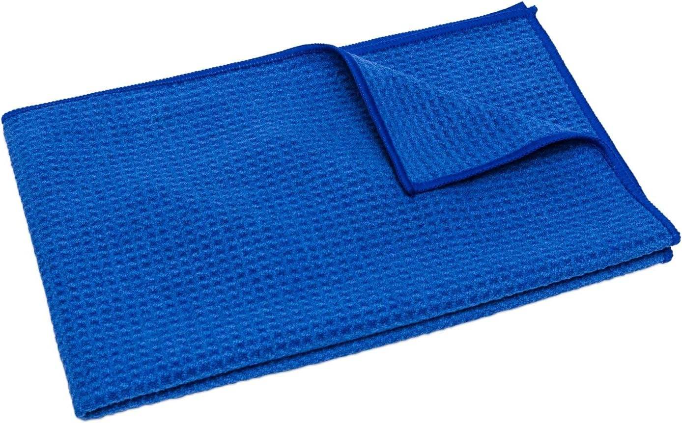 Microfiber Black Waffle Kitchen Weave Towel Absorbent Dish Towels Quick Drying Hand Towels for Cleaning Kitchen