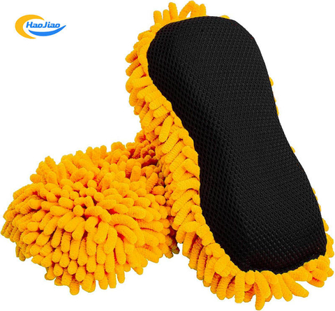 Ultimate Car Wash Mitt Premium Chenille Microfiber Wash Sponge Wash Towel Lint Free Scratch Free