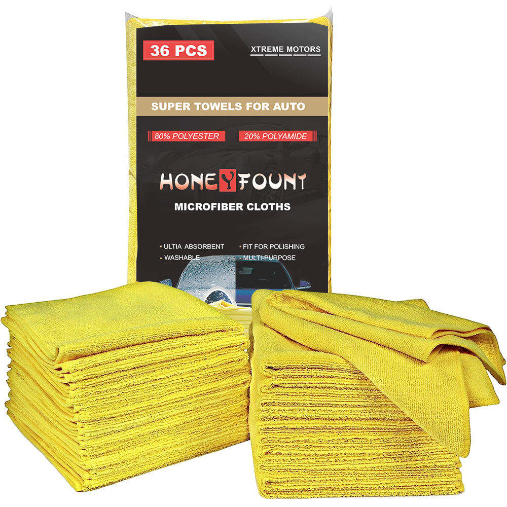 Custom Package Microfiber Towel Packs Car Drying Towels Wholesale Microfiber Cleaning Cloth Car Wash Towel