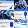 Pexmientas 21PCS Car Care Cleanings Car Detailing Brush Drill Washing Brush Set Buffing Sponge Pads Car Cleaning Tools Kit