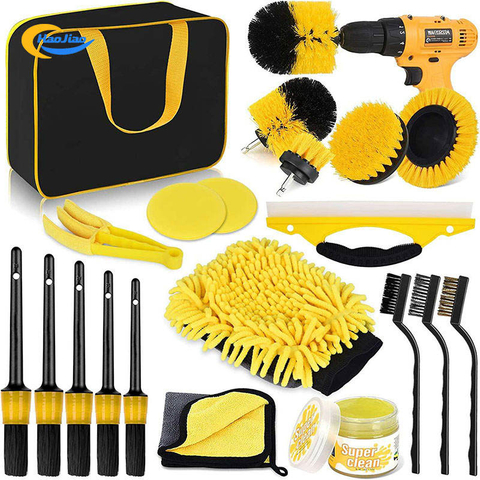 Customized Color Car Cleaning Kit High Quality Detailing Brush Kit Car Cleaning