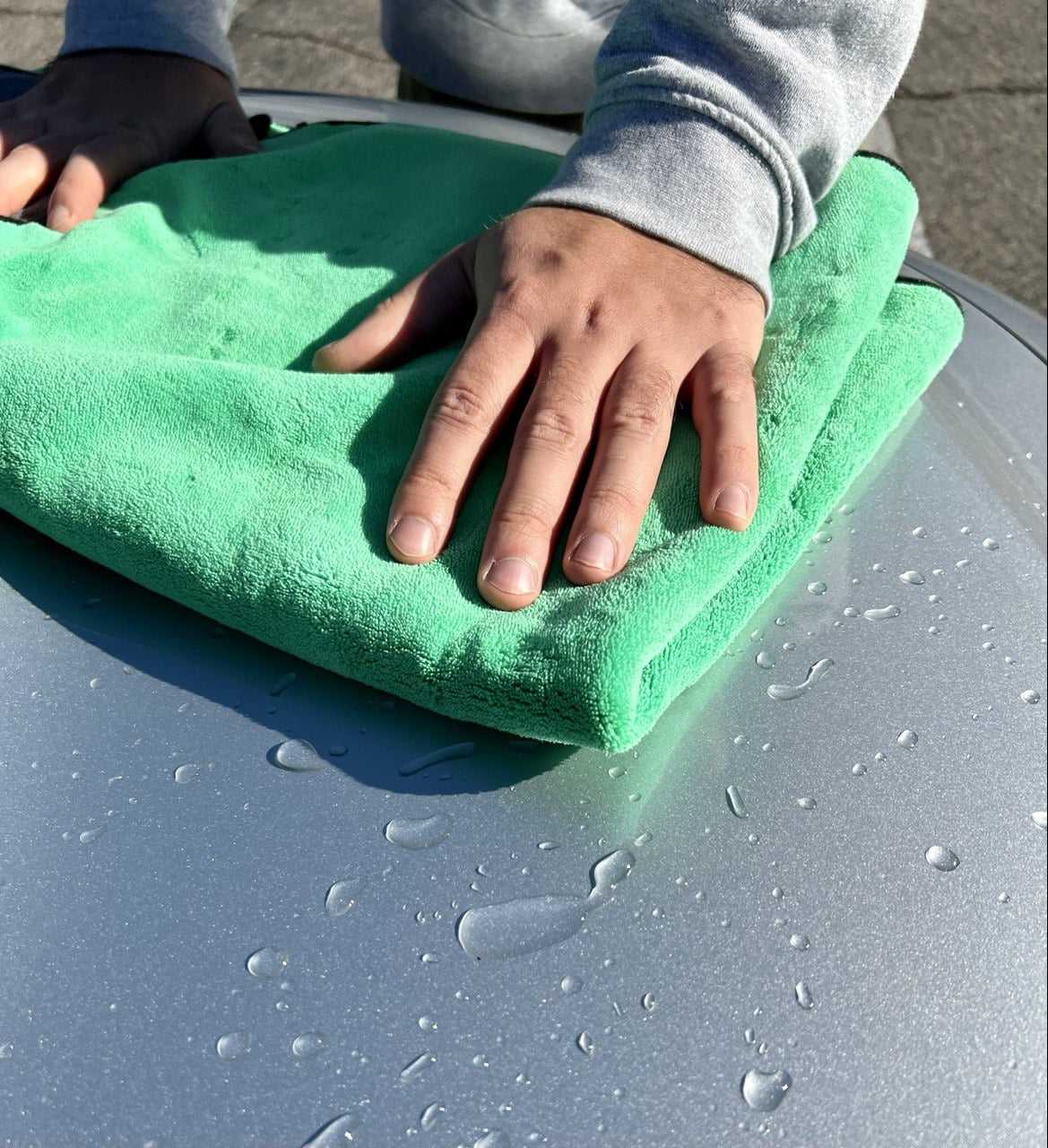 Customized Size 40*40cm Soft Super Water Absorbent Multi-Purpose Microfiber Car Wash Cloth Detailing Cleaning Towels