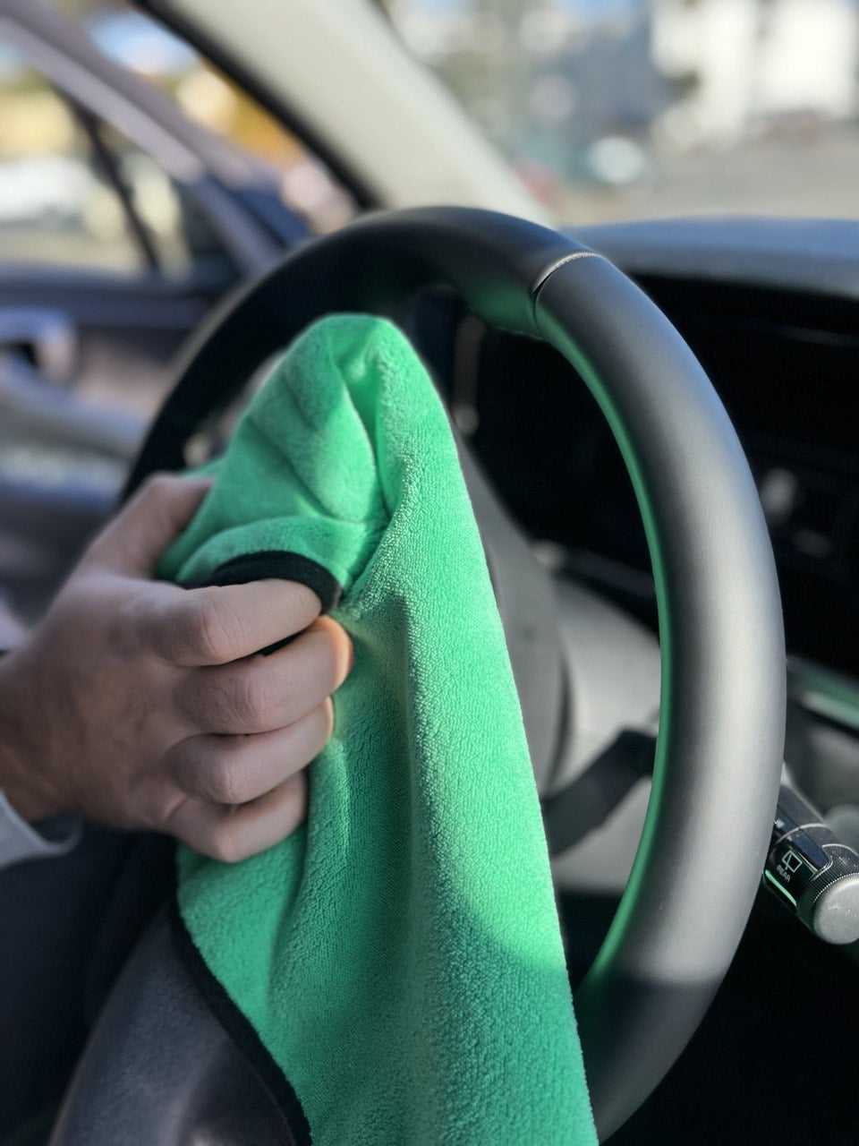 Customized Size 40*40cm Soft Super Water Absorbent Multi-Purpose Microfiber Car Wash Cloth Detailing Cleaning Towels