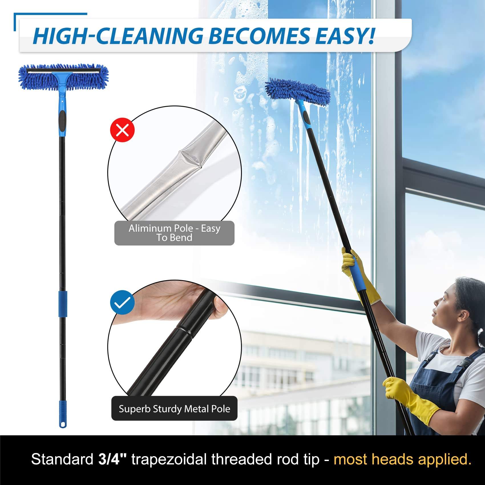 Microfiber Popular Household Best Magic Micro Fiber Flat Duster Mop Round 360 Rotation Flat Mop Cleaning Floor Magic Scratch