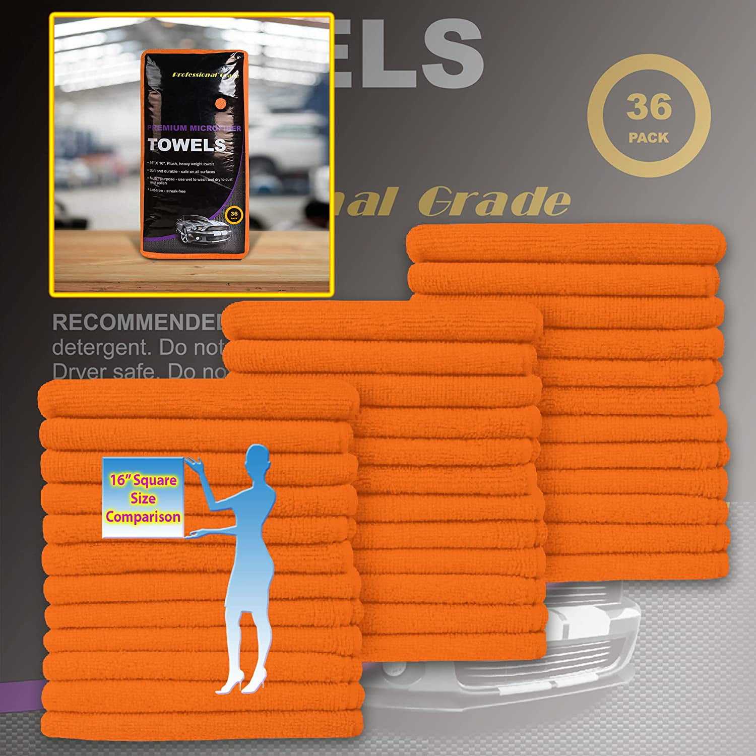 Custom Microfiber Quick-Dry Cleaning Cloth Knitted Technique Absorbent Window Cleaning Towel for Home and Car Use