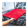 Quick Dry Premium 1200gsm 40*40cm 60*90cm Two Layers Purple Auto Detailing Cloth Microfiber Car Wash Cleaning Drying Towel