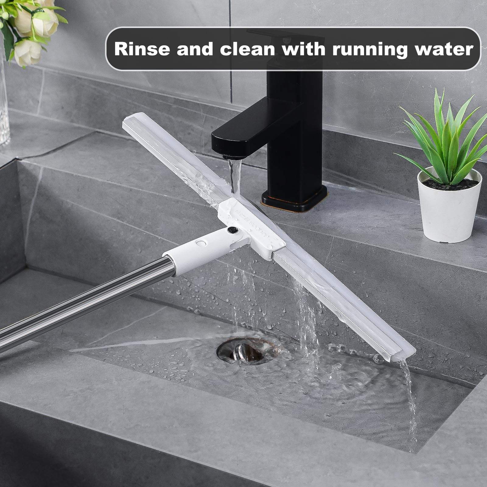 Silicone Scraper Broom Magic Wiper High Place Glass Wiper Floor Mop Household Bathroom Sweeping Water