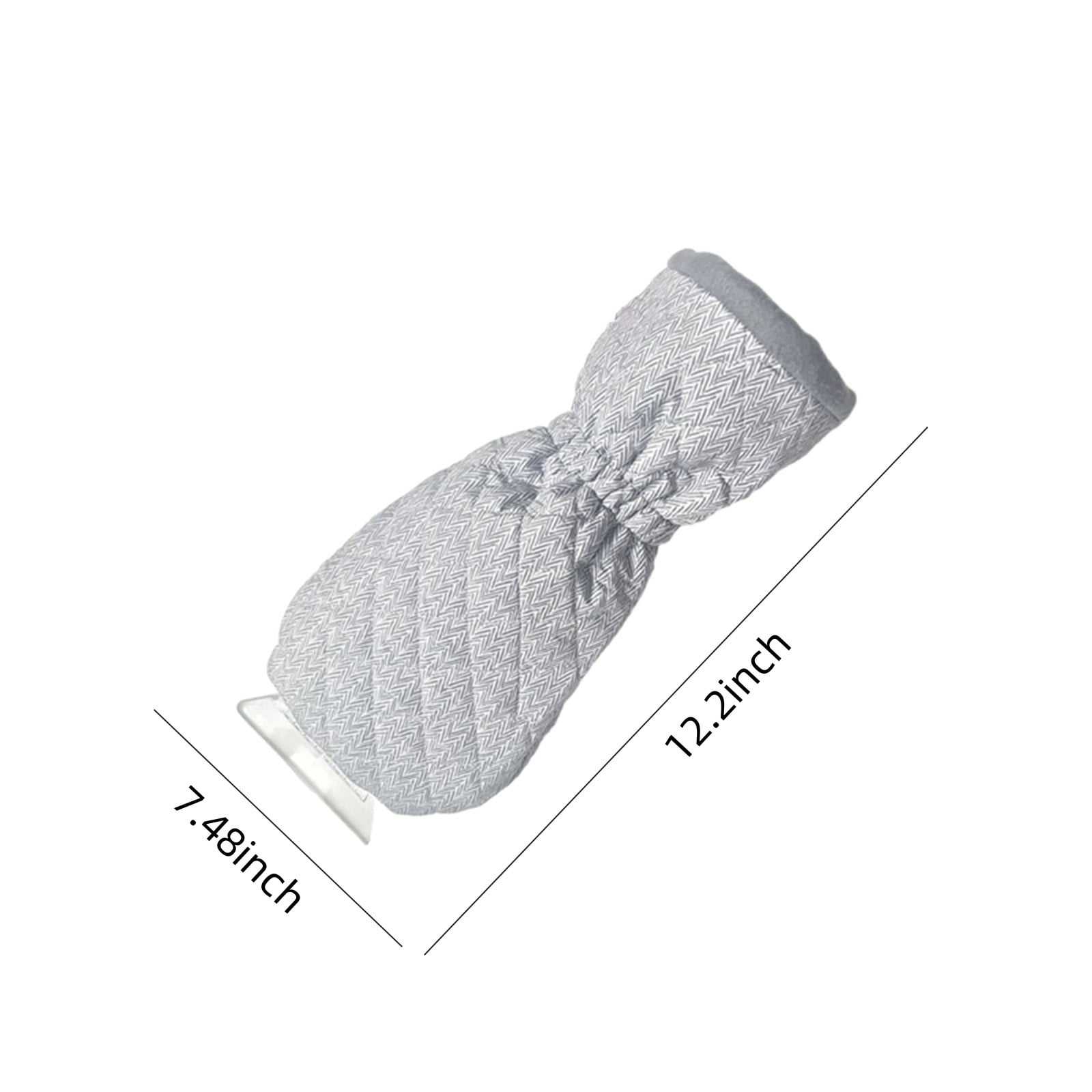 Ice Scraper with Glove Car Windshield Scraper for Ice and Snow Fleece Mitt Scrape and Remove Snow While Staying Warm