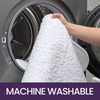 High Quality Handmade White Bath Mats 100% Cotton Soft High Water Absorbent Anti Slip Fast Dry Tub Mat