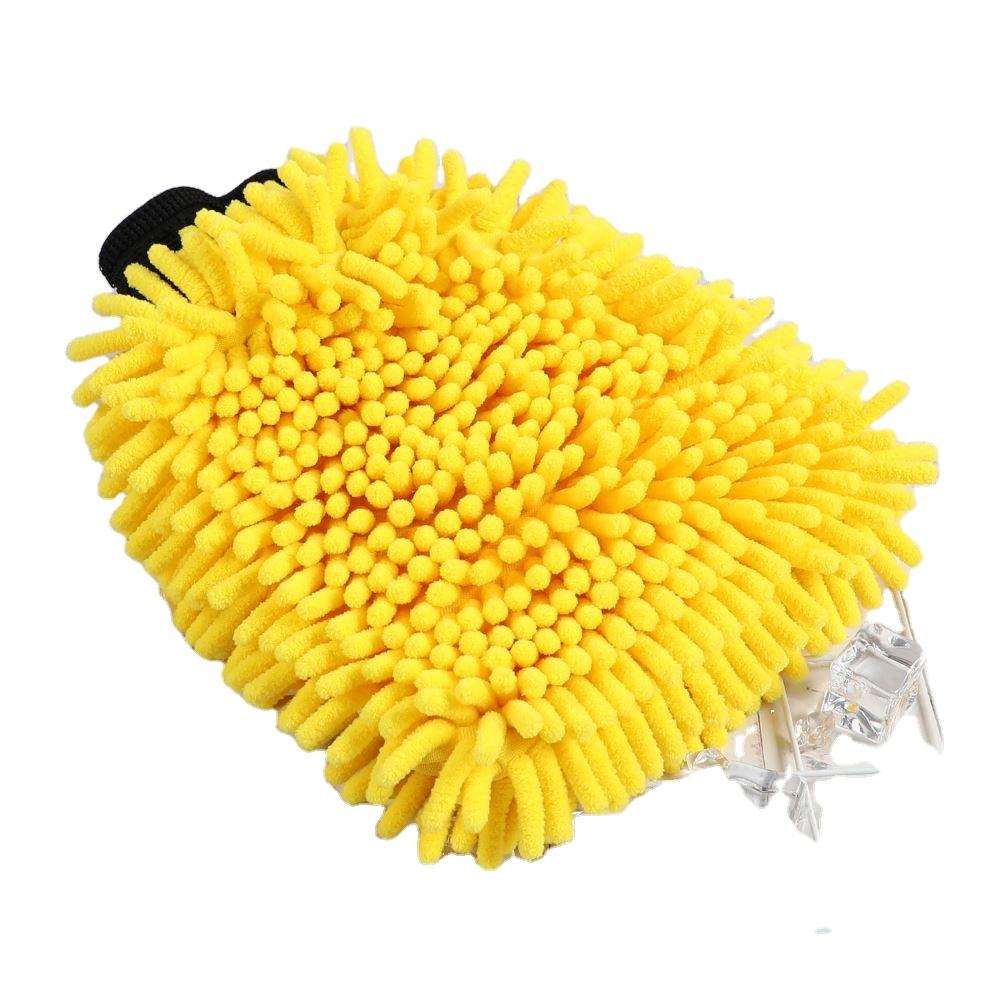Microfiber Car Wash Custom Microfibre Mitt Car Washing Mitt Chenille Mitts