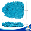 Car Wash Mitt Microfiber Scratch Free Absorbent Wash Mitt Microfiber Towels Brush Wheel Detailing Care Mitt