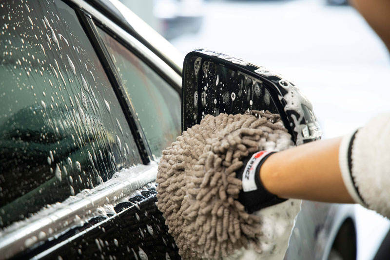 Scratch-Free Strong Water Absorption Premium Car Microfibre Wash Mitt Microfiber Car Wash Mitt Car Wash Gloves