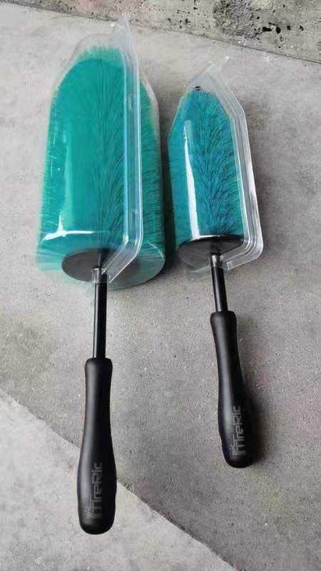 USA Japan POP Blue 3 Piece Set Soft PP high density Bristles Car Details Long handle Wheel Tire Hub serviceable Brush Detailing