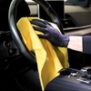 Cleaning Rag Commercial Cleaning Cloth Microfiber 40x40 300gsm 400gsm Yellow Towel Car Washing Towel