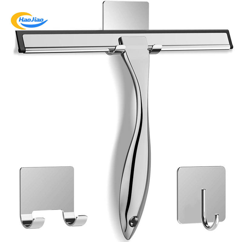 Shower Doors Bathroom Mirror Window Squeegee Glass Wiper Cleaner Stainless Steel Shower Window Squeegee