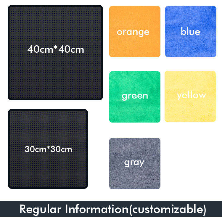 Surainbow Cationic Microfiber Super Thick Car Wash Drying Towel Car Detailing Cleaning Water Absorbent Towel