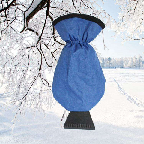Ice Scrapers for Car Windshield Waterproof Warming Car Ice Scraper Mitt Window Windshield Ice Snow Scraper with Glove