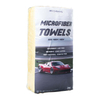 80% Polyester 40*40cm 400gsm Grey color Cleaning Cloth Polishing Wiping rags Car Microfiber Towel with Logo