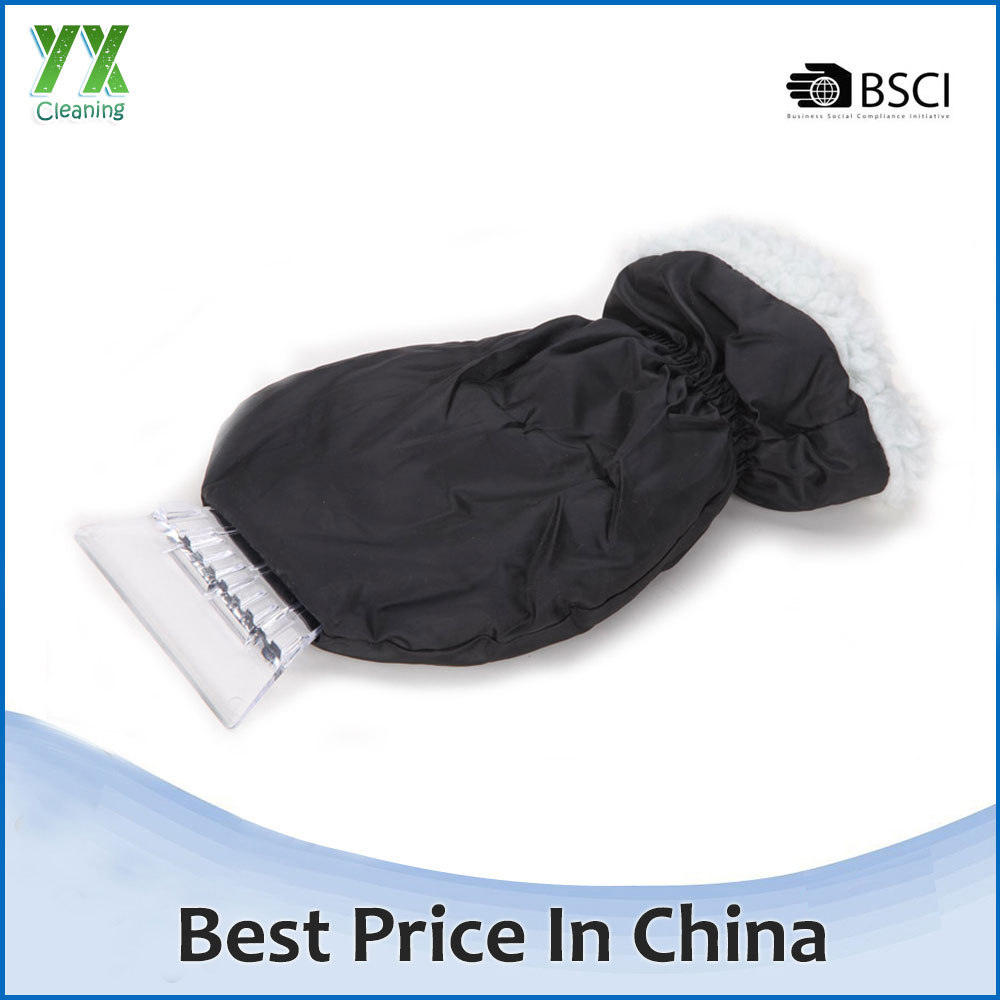 Promotion Gift Ice Scraper Glove Suppliers Mitten With Camo Fleece