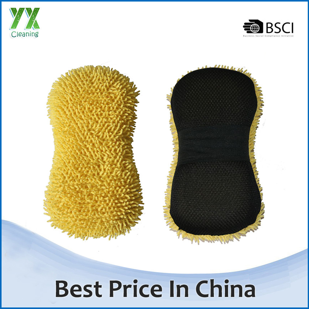 Microfiber Chenille Cleaning Sponge And Car Wash Sponge