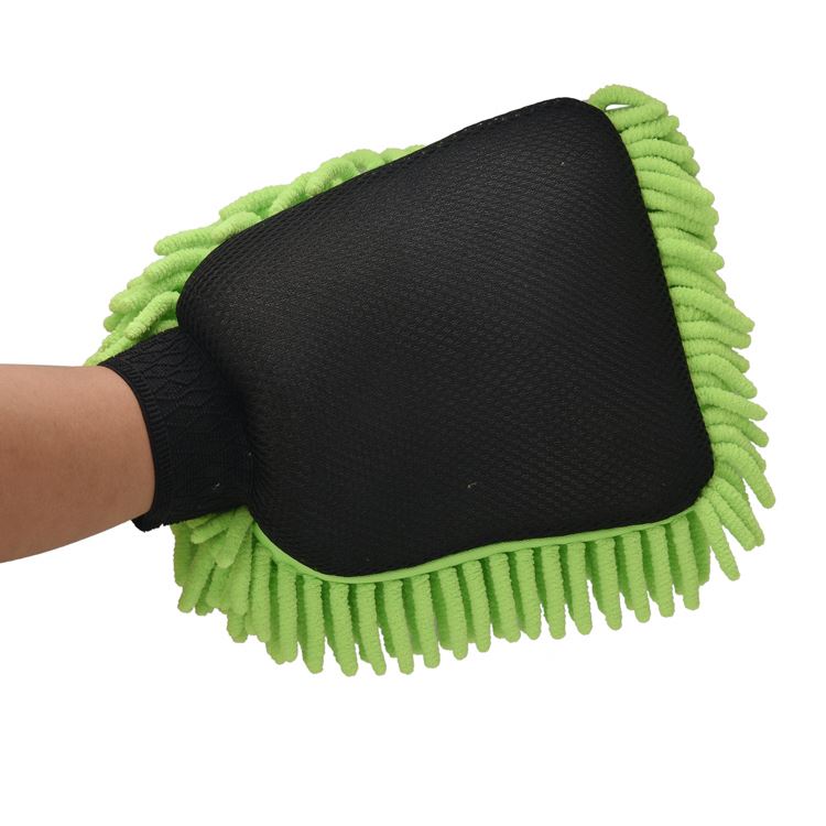 Factory directly chenille premium scratch-free OEM microfiber high pile luxury microfibre wash mitt