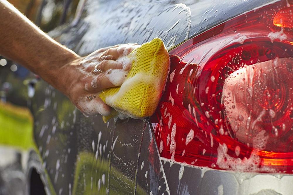 High quality polish pad clean car waxing sponge