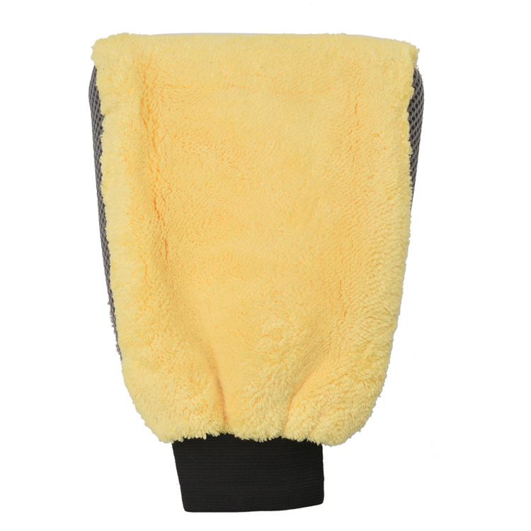High Quality Auto Cleaning Wholesale Soft Microfiber Plush Wash Mitt